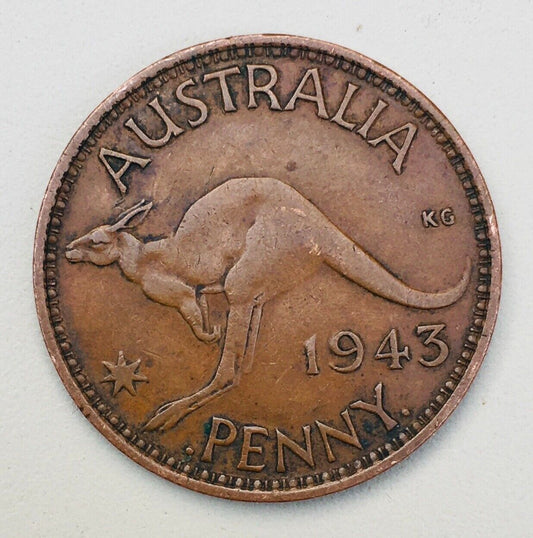 1943 KING GEORGE PENNY