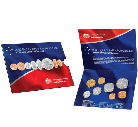 2006 MINT SET - 40 YEARS OF DECIMAL CURRENCY