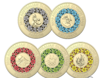 2020 OLYMPICS 5 COIN SET CIRCULATED