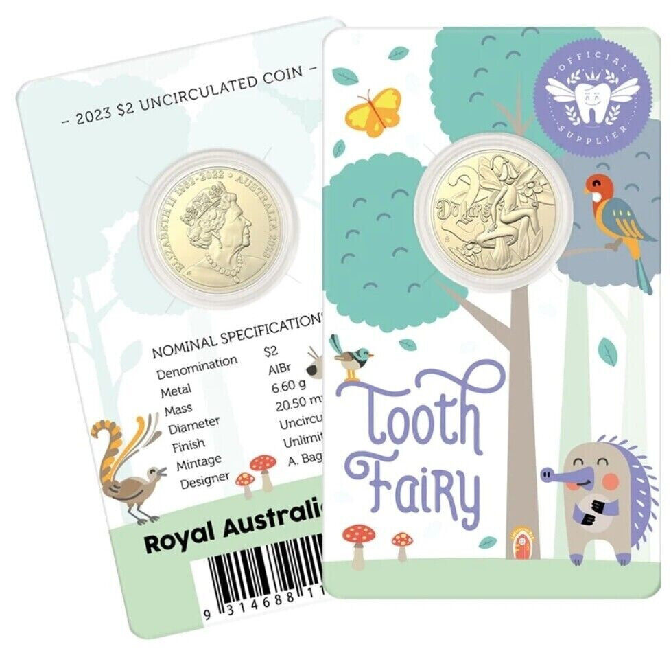 2023 TOOTH FAIRY UNC $2 CARDED