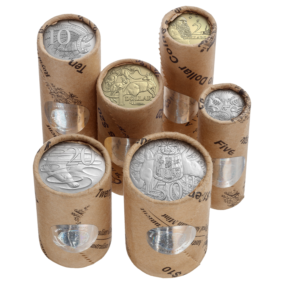 2024 HM King Charles III Effigy Premium Roll Six Coin Set