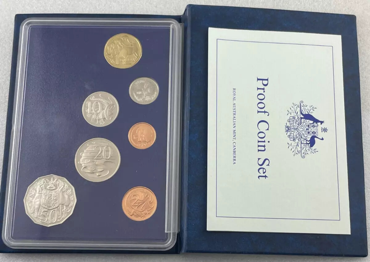 1987 ROYAL AUSTRALIAN MINT PROOF SET WITH CERTIFICATE OF AUTHENTICITY