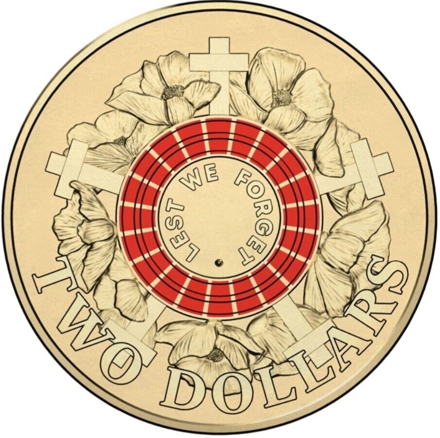 2015 ANZAC COVE $2 UNC