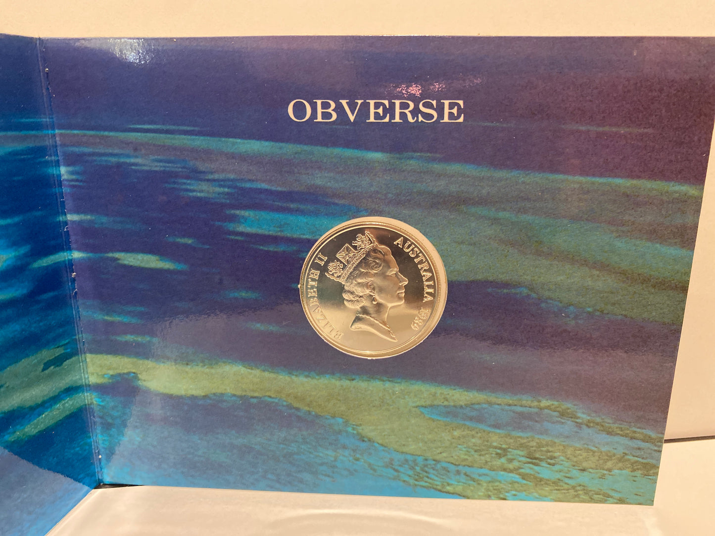 1989 $10 SILVER COIN UNCIRCULATED QUEENSLAND IN CARD