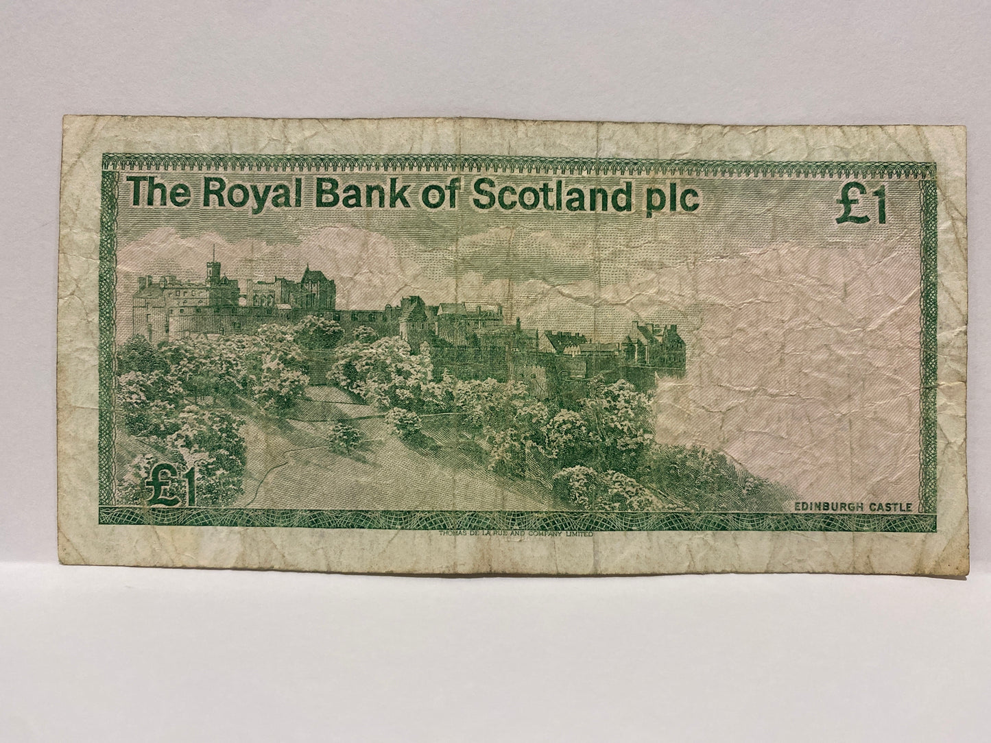 1986 ROYAL BANK OF SCOTLAND ONE POUND PAPER BANKNOTE CIRCULATED