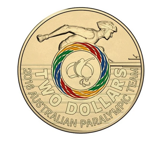 2016 RIO PARALYMPICS COIN CIRCULATED