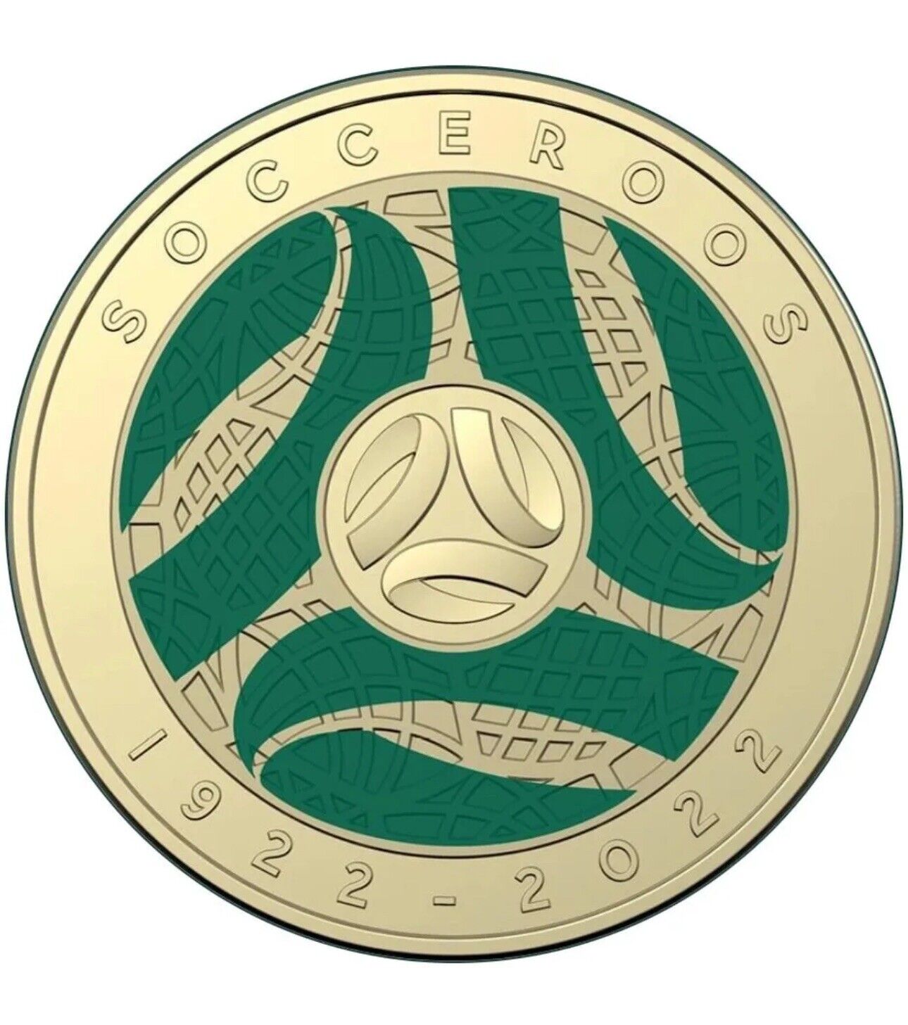 2022 SOCCEROOS $2 UNC