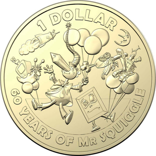 2019 MR SQUIGGLE $1 UNC