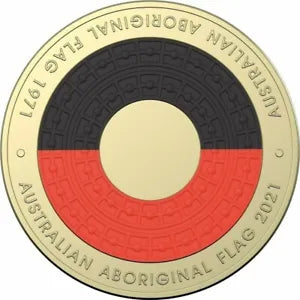 2021 ABORIGINAL FLAG UNC $2