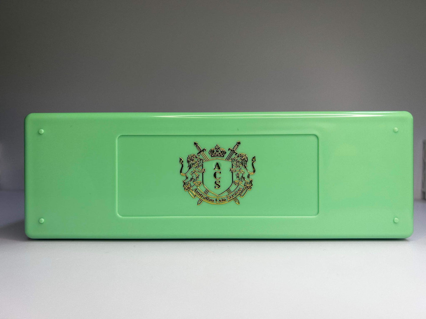 ACS GRADED COIN STORAGE BOX - MINT GREEN