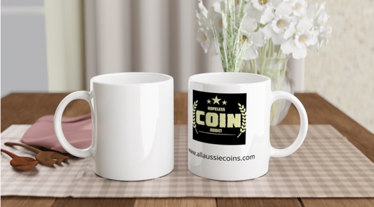 Hopeless Coin Addict printed Mug