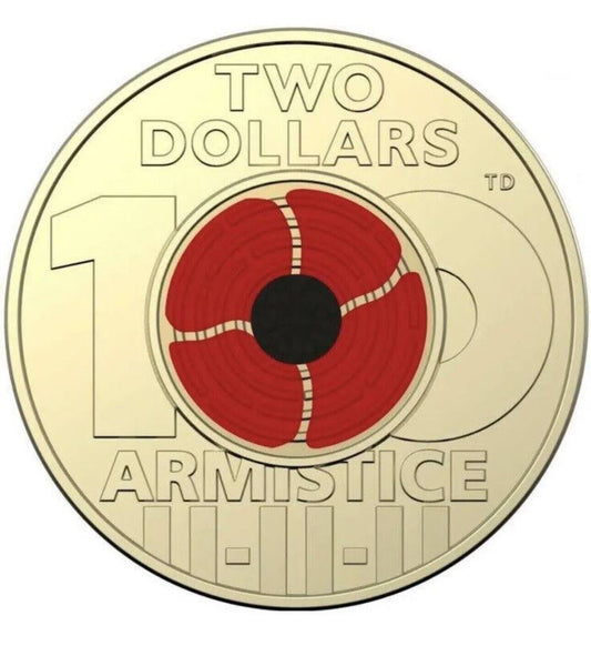 2018 ARMISTICE $2 UNCIRCULATED COIN