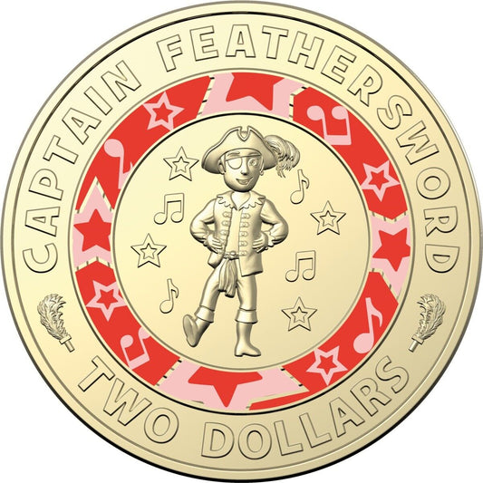 2021 THE WIGGLES “CAPTAIN FEATHERSWORD” UNC $2