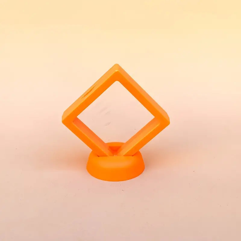 Floating Display with Stand - Orange