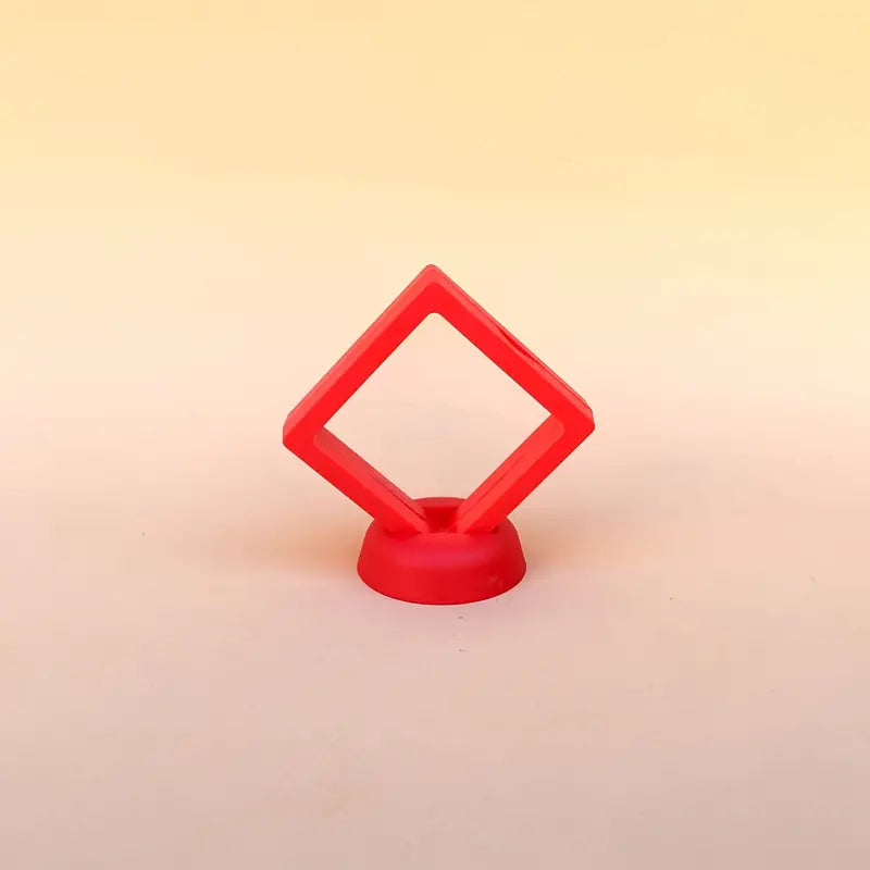 Floating Display with Stand - Red