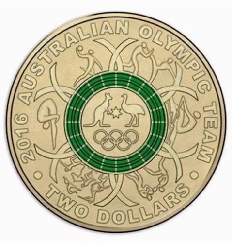 2016 RIO OLYMPICS GREEN UNC $2