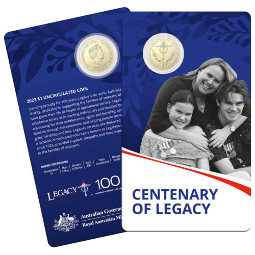 2023 CENTENARY OF LEGACY UNC $1 CARDED