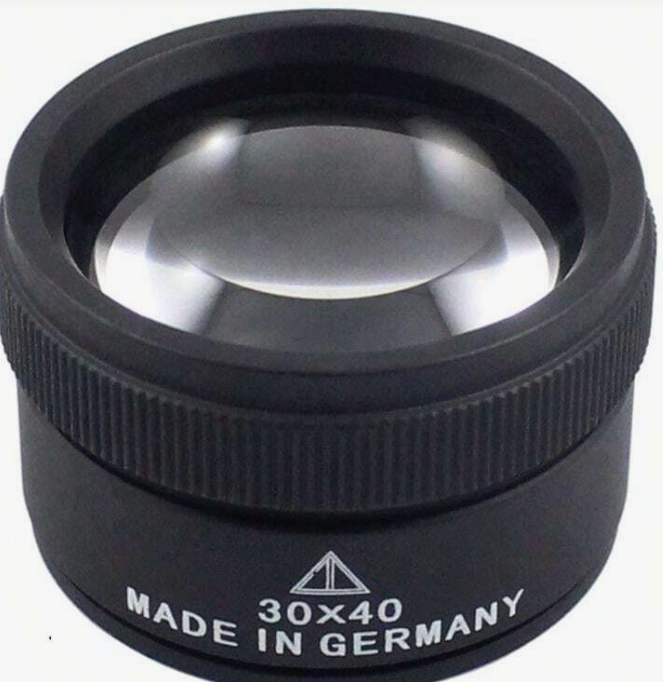 MAGNIFYING LOUPE - BLACK - 30x MAGNIFICATION