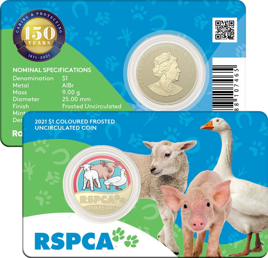 2021 150th Anniversary RSPCA Farm Animals UNC Carded