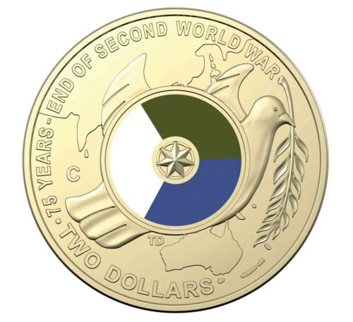 2020 END OF SECOND  WORLD WAR UNC $2